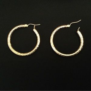 10 K Yellow Gold Earrings